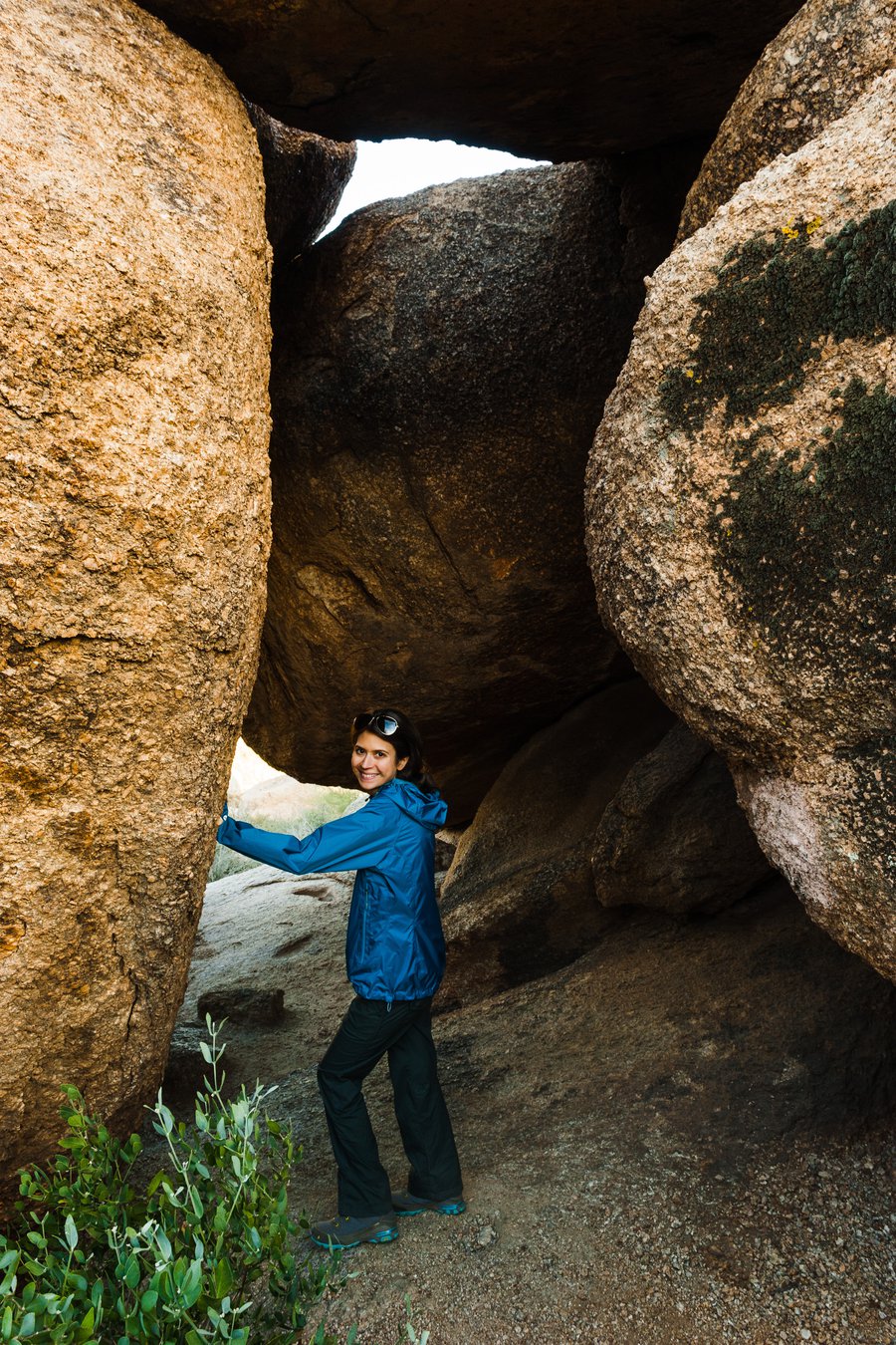 Hiking the Boulders, Arizona